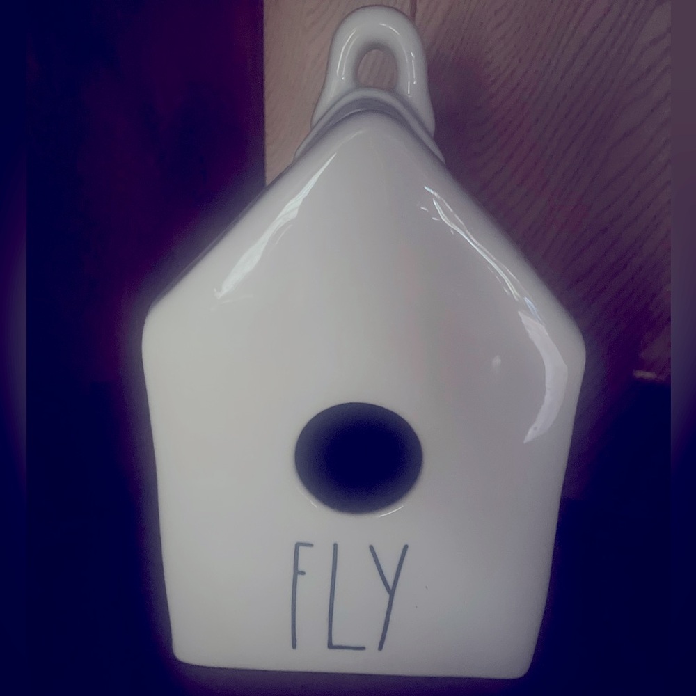 Rae Dunn birdhouse